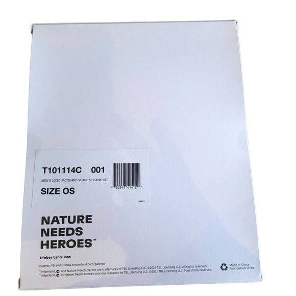 Timberland Logo Reversible Hat & Scarf Set - Picture 6 of 9